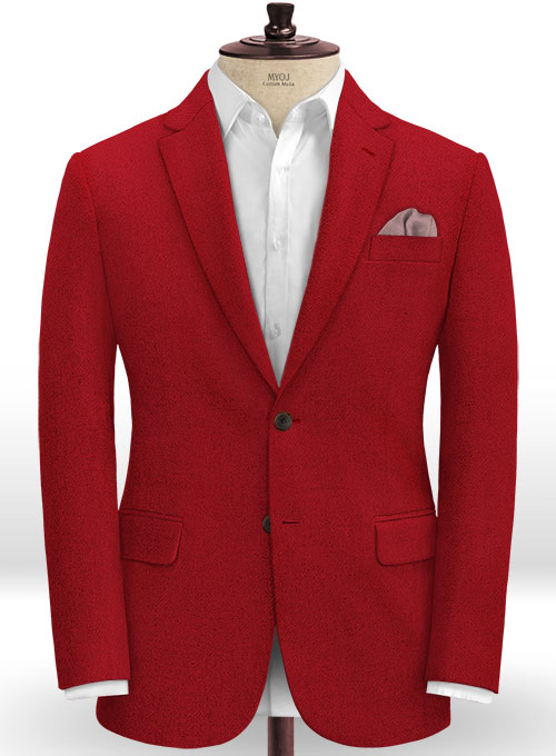 Naples Red Tweed Jacket