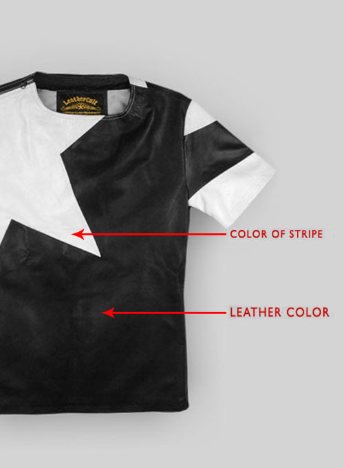 Victor Leather T-Shirt - Click Image to Close