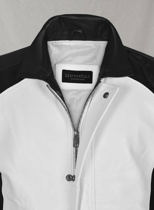 White inFamous Cole MacGrath Leather Jacket - Click Image to Close