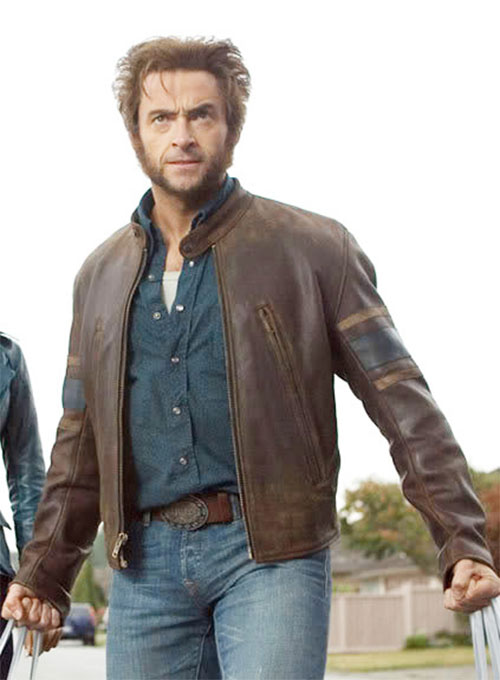 X - Men 3 Wolverine Leather Jacket - Click Image to Close