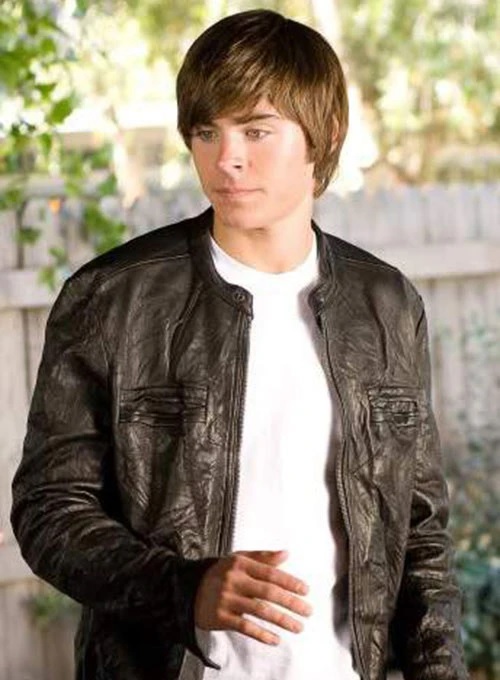 Zac Efron 17 Again Leather Jacket - Click Image to Close