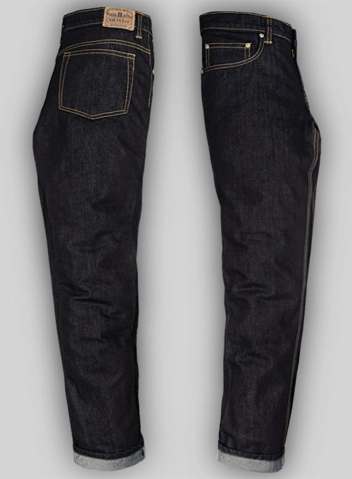 Archer Blue Hard Wash Jeans - Click Image to Close