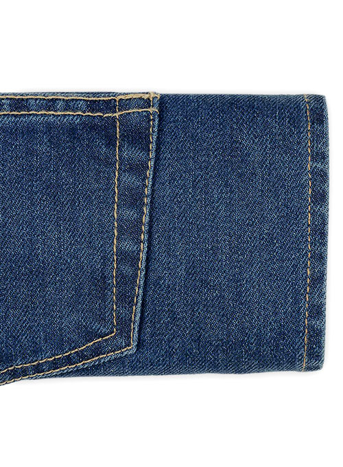 Bison Heavy Blue Jeans - Denim X Wash