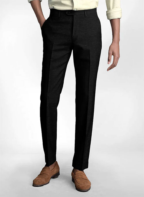 Black - Linen Pants - Click Image to Close