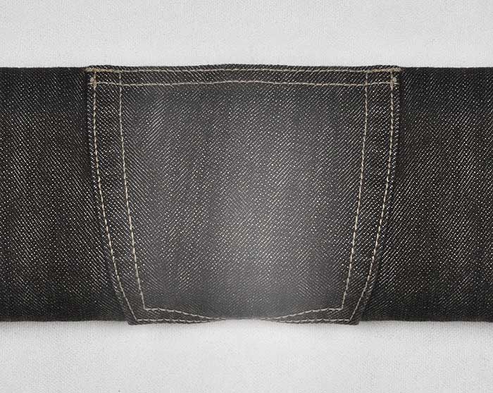 Cross Hatch  Black Jeans - Scrape Wash