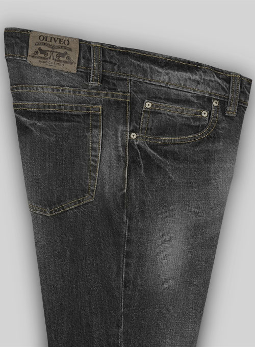 Black Rain Jeans - Treated Hard Wash