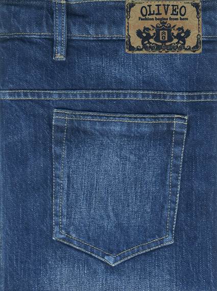 Bobby Blue Heavy Stretch Jeans - Hard Wash Scrapped