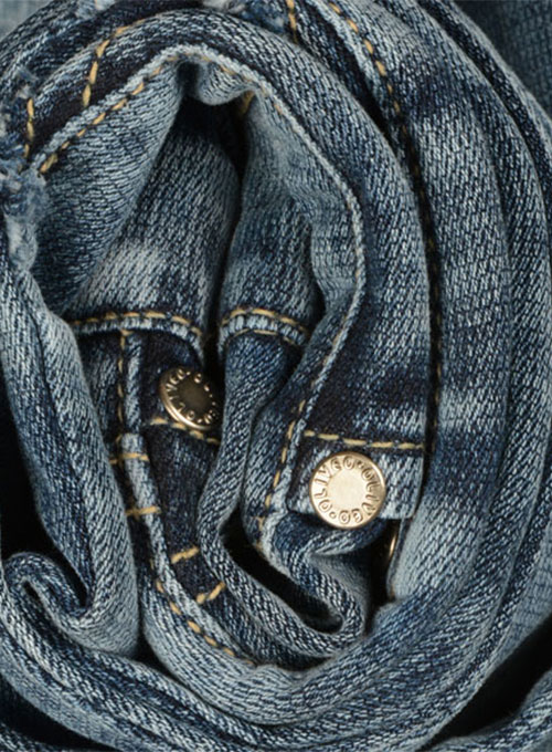 Body Wrapper Stretch Vintage Wash Jeans - Look #308