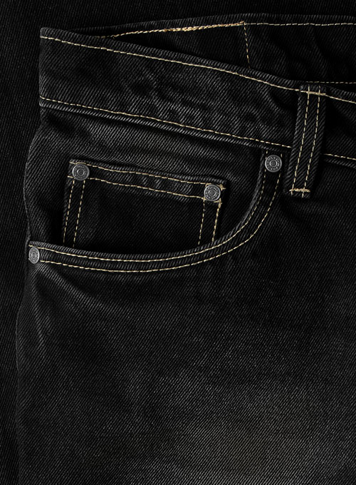 Bolt Heavy Black Jeans - Treated Hard Wash