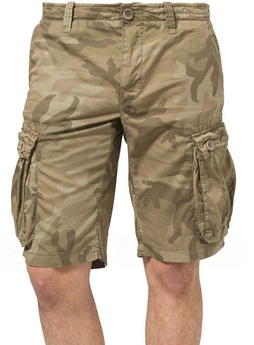 Camo Cargo Shorts - Click Image to Close