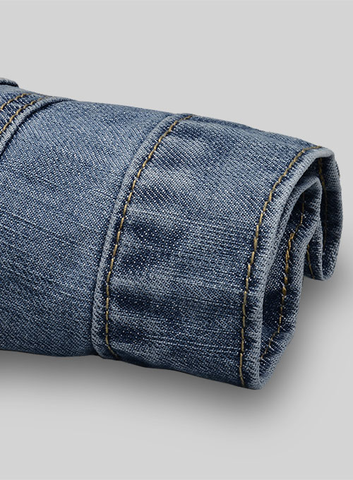 Smokey Blue Jeans - Stone Wash