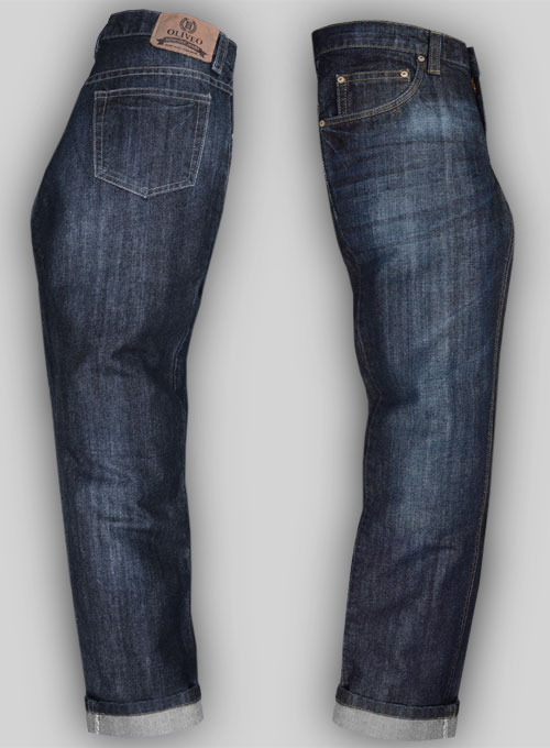 Chapel Blue Jeans - Hard Wash - Whiskers