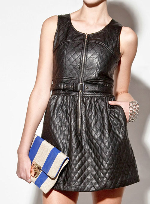 Charming Leather Dress - # 777 - Click Image to Close