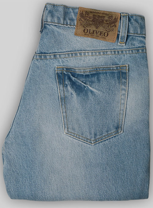 Classic Heavy Blue Jeans - Ice Wash