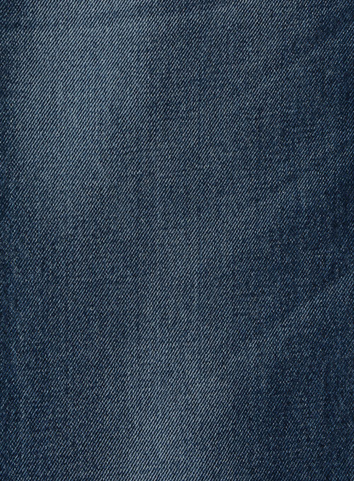 Classic Heavy Blue Indigo Wash Whisker Jeans - Click Image to Close