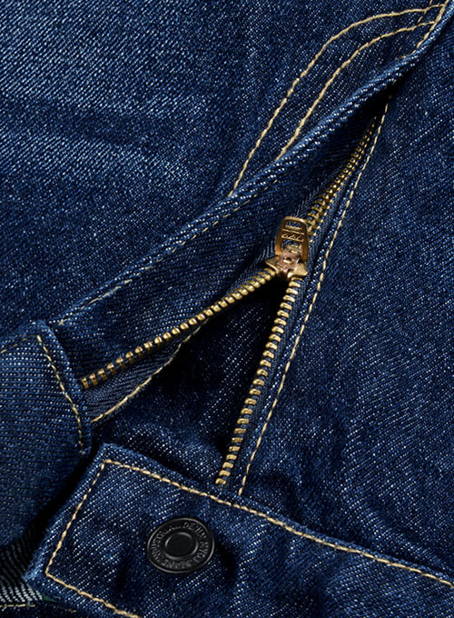 Classic Heavy Blue Hard Wash Whisker Jeans