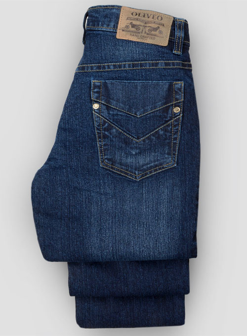 Classic 12oz Scrape Wash Stretch Jeans - Look #327