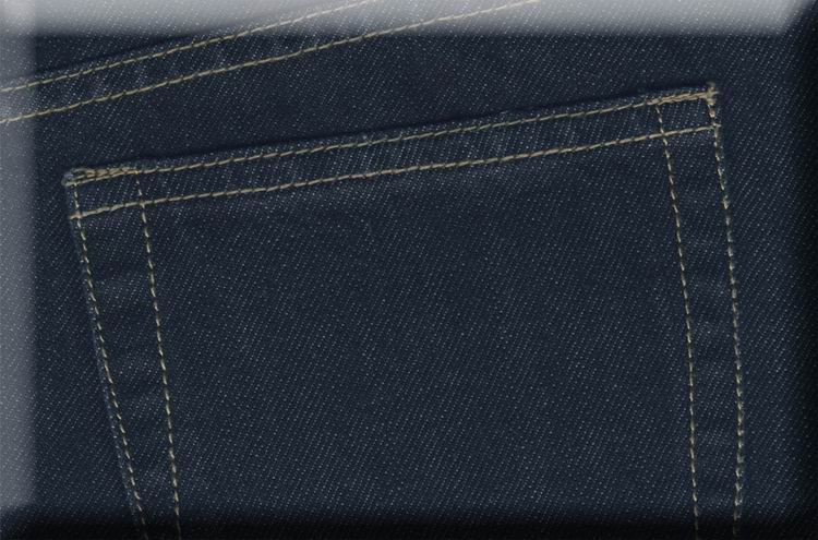 Coated Denim Jeans - Hard Wash