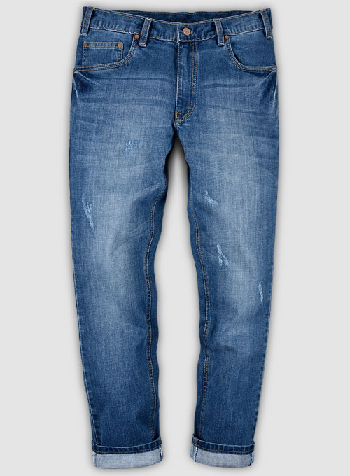 Dagger Stretch Stone Wash Ripped Jeans