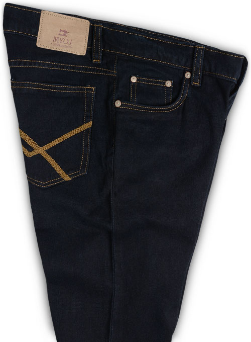 Desire Blue Hard Wash Stretch Jeans - Look #169
