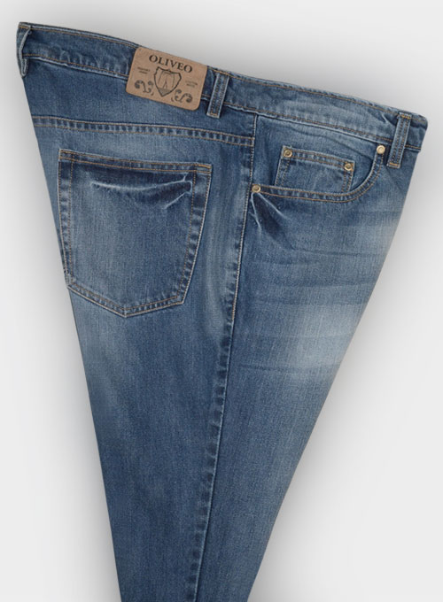 Eddie Blue Indigo Wash Jeans - Click Image to Close