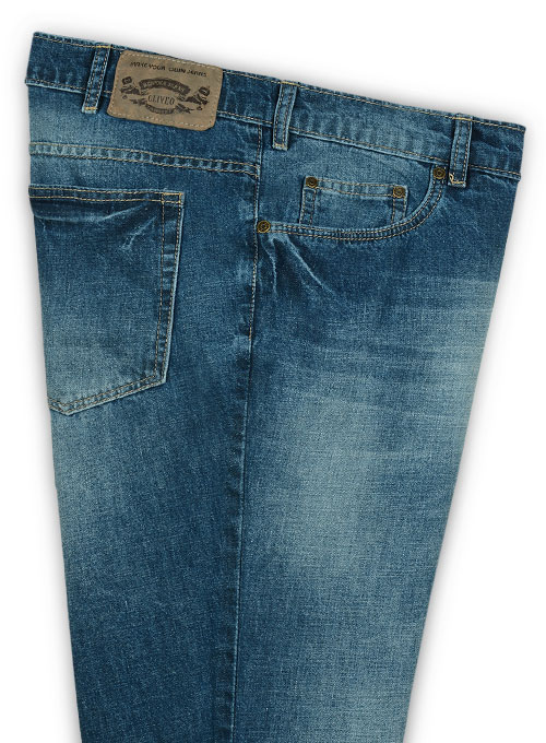 Farmer Blue Jeans - Treated Hard Wash