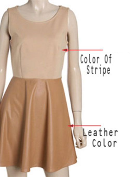 Flippy Leather Dress - # 776 - Click Image to Close