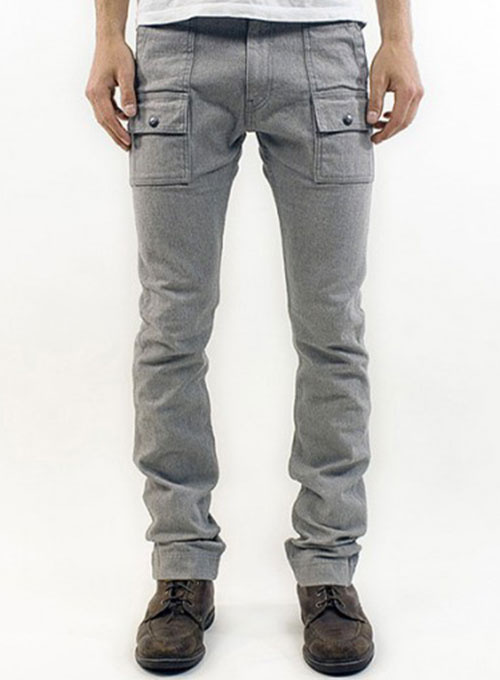 Front Style Cargo Jeans - Click Image to Close