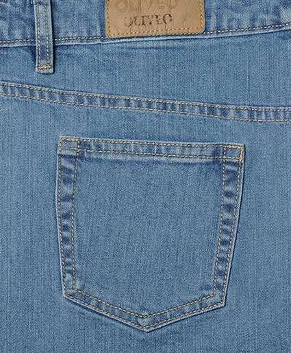 Furnace Stretch Denim Jeans - Light Blue