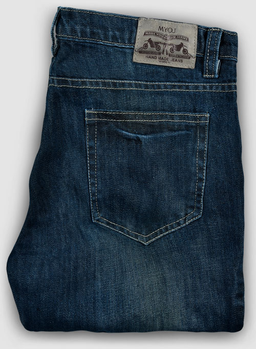 Jones Blue Indigo Wash Whisker Jeans