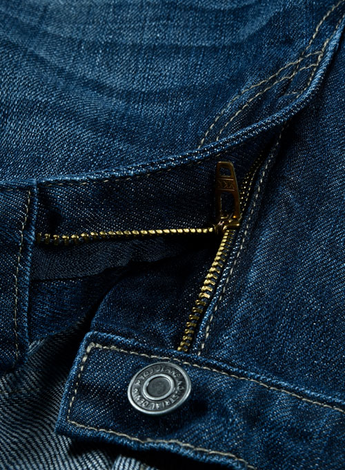 Jones Blue Indigo Wash Whisker Jeans