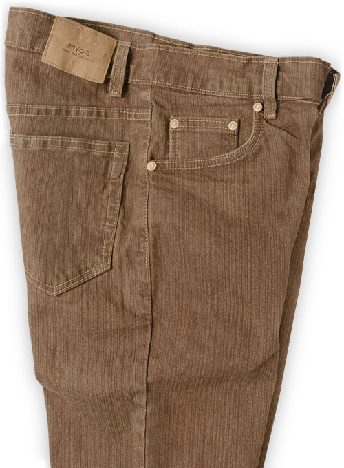 Killer Brown Stretch Denim Jeans - Dark Wash