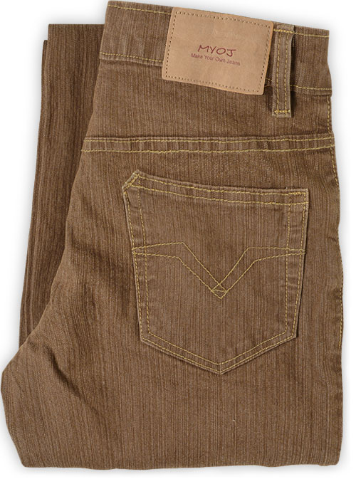 Killer Brown Stretch Jeans - Dark Wash - Look #127