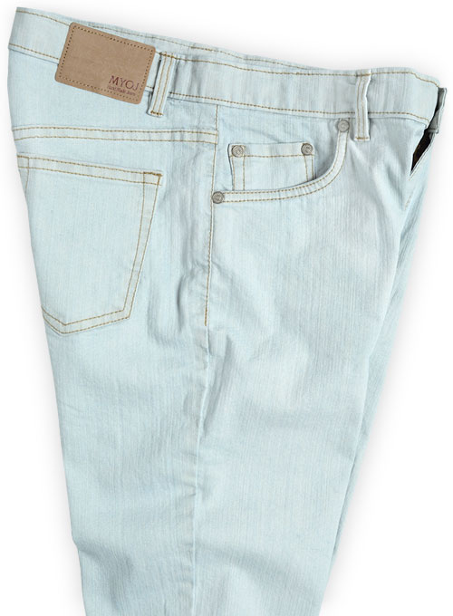 Light Sky Blue Stretch Denim Jeans