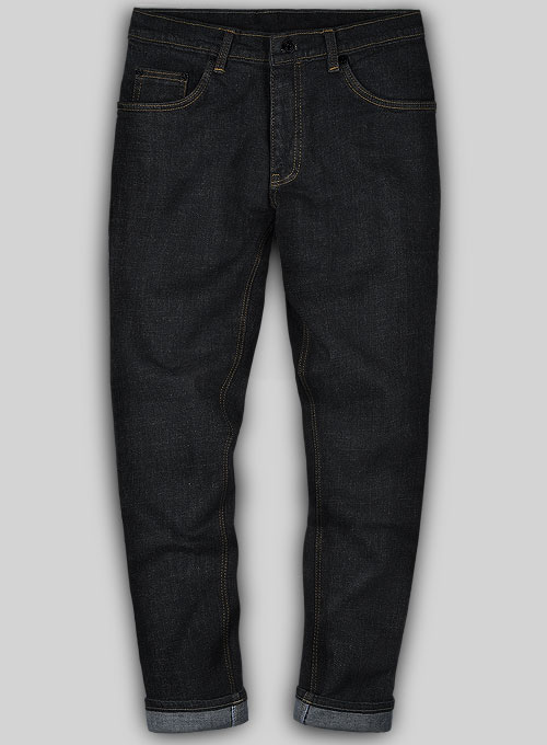 Logan Black Hard Wash Stretch Jeans