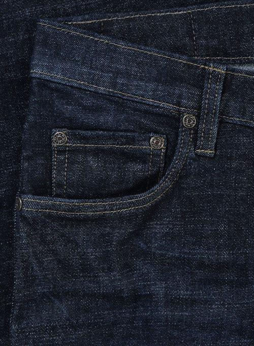 Marlin Blue Hard Wash Whisker Stretch Jeans