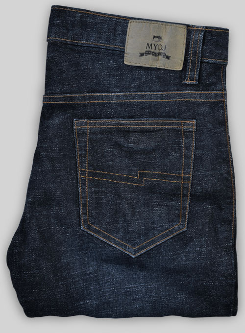 Marlin Blue Stretch Hard Wash Whisker Jeans - Look #520