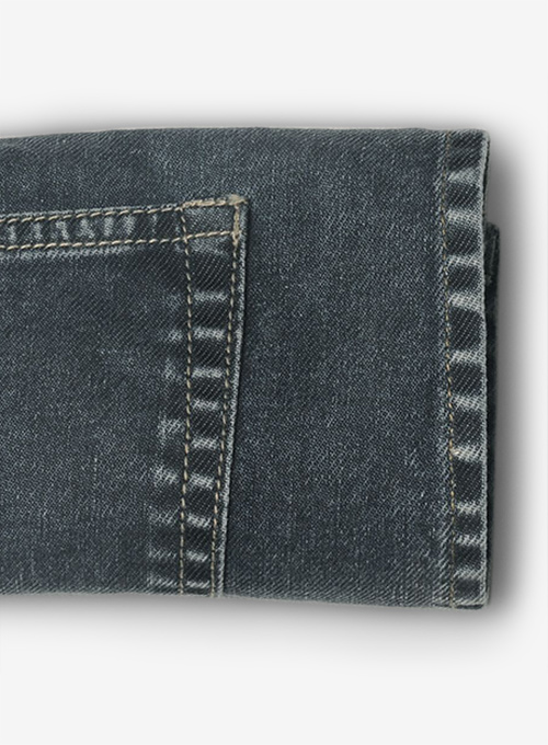 Melange Luxurious Deep Dark Blue Jeans - Blast Wash