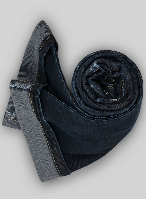 Melange Luxurious Deep Dark Blue Jeans - Indigo Wash