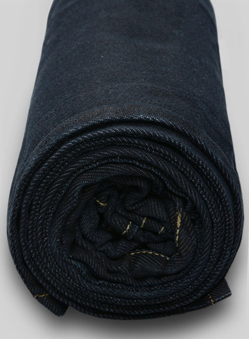 Melange Luxurious Deep Dark Blue Jeans - Treated Hard Wash