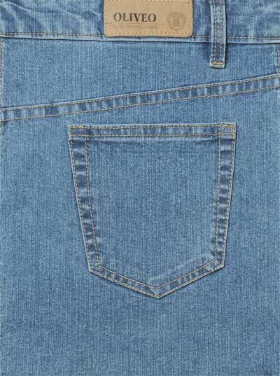 Prague Stretch Jeans - Light Blue