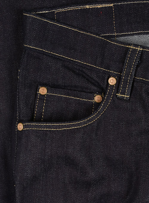 Raw Denim Jeans - Pure Unwashed - 12.5 0z - Click Image to Close