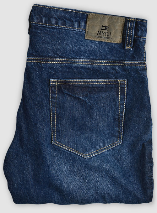 Skywalk Blue Indigo Wash Whisker Jeans