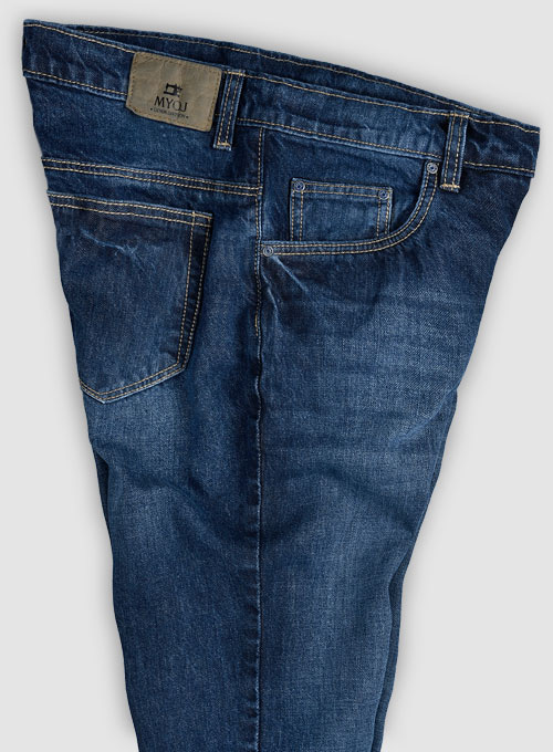 Skywalk Blue Indigo Wash Whisker Jeans