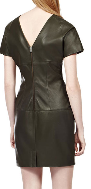 Stylish Leather Dress - # 751 - Click Image to Close