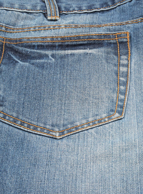 Thomas Blue Stone Wash Whisker Jeans