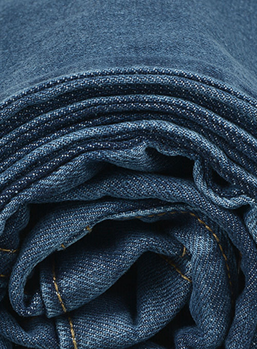 Thunder Blue Stone Wash Whisker Jeans