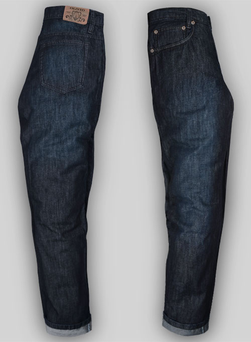 Travellers Blue Hard Wash Scrape Jeans - Look # 150