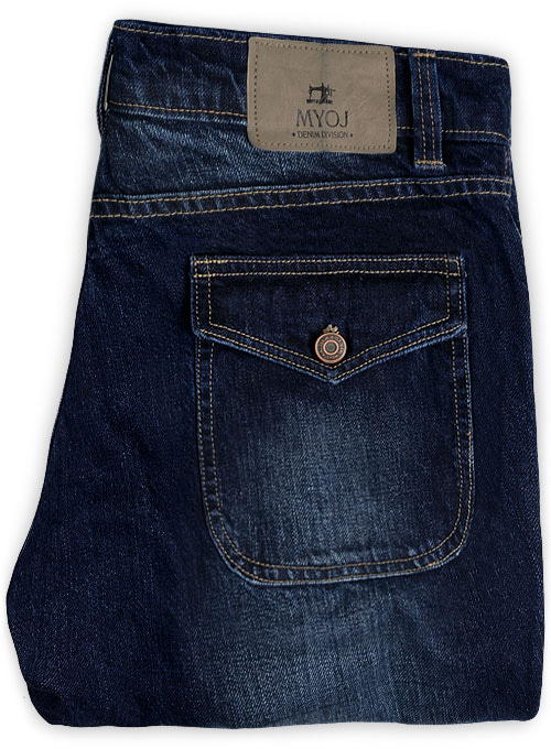 Zipper Cargo Jeans - Click Image to Close