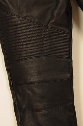 Leather Biker Jeans - Style #555 - Click Image to Close